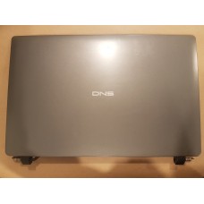 Крышка матрицы в сборе с петлями и рамкой для ноутбука DNS C15B